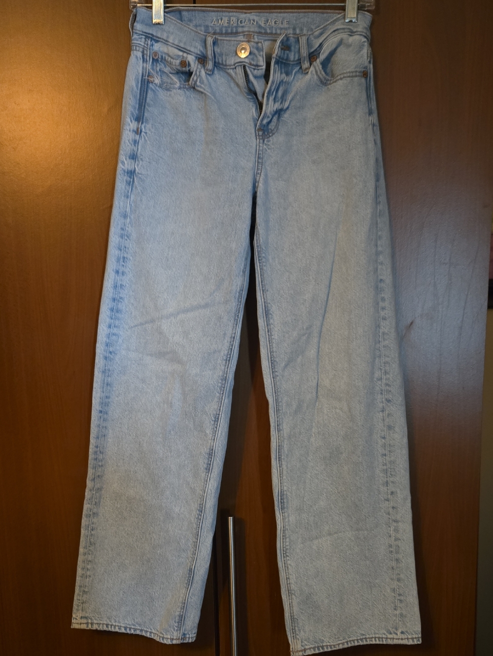 American Eagle Light Blue 90s Wide Leg Jeans